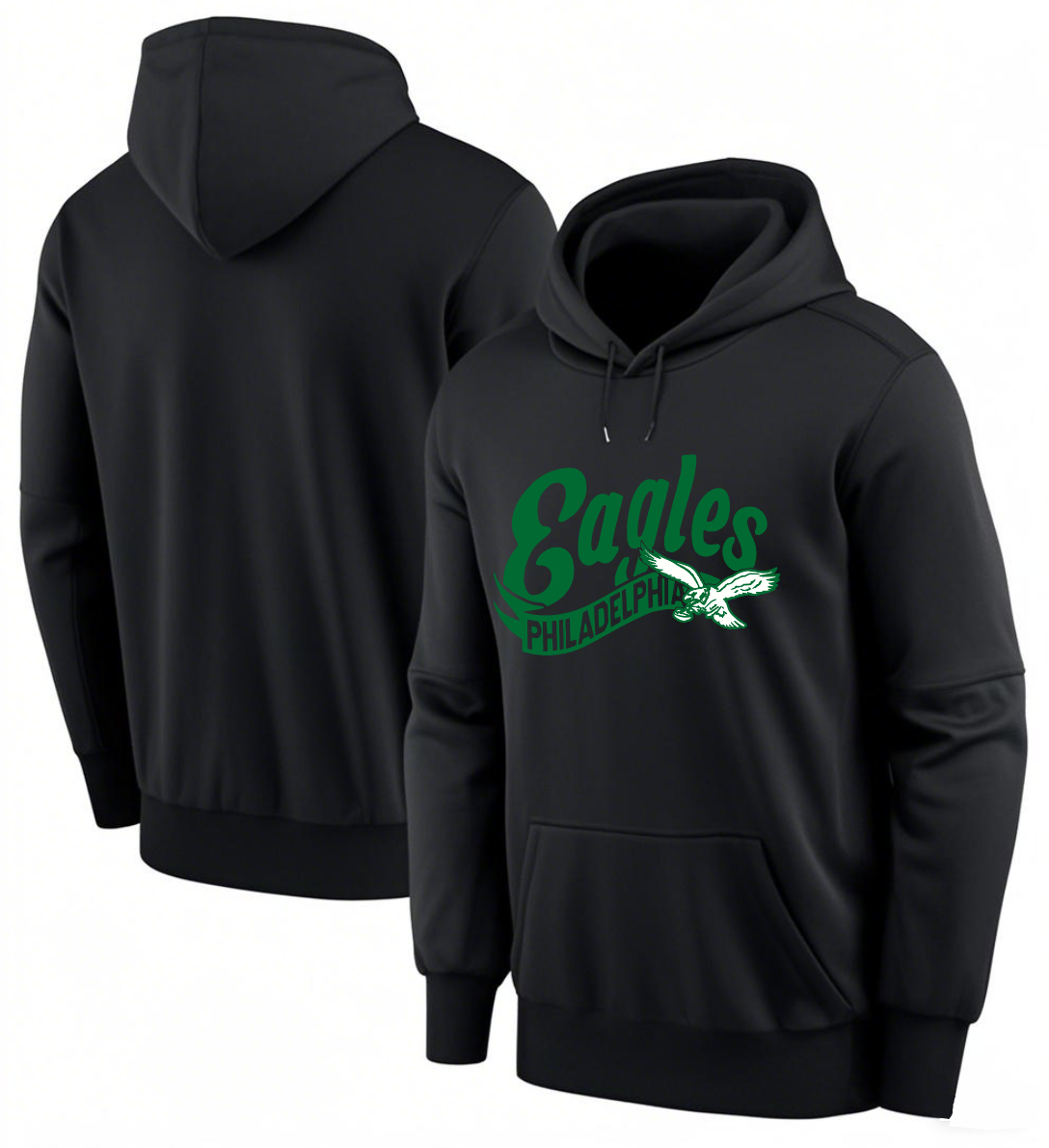 Men 2025 Philadelphia Eagles black hoodie style 20->philadelphia eagles->NFL Jersey